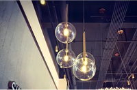 Lampada Da Soffitto A Sospensione Con Sfera Di Vetro 15cm APP1680-1CP