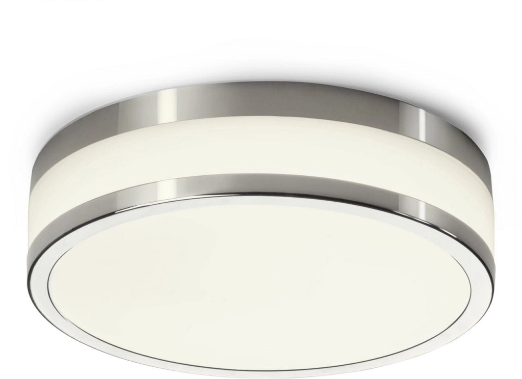 Plafoniera LED Nowodvorski Malakka bianca 18W IP44 Ø29,5cm