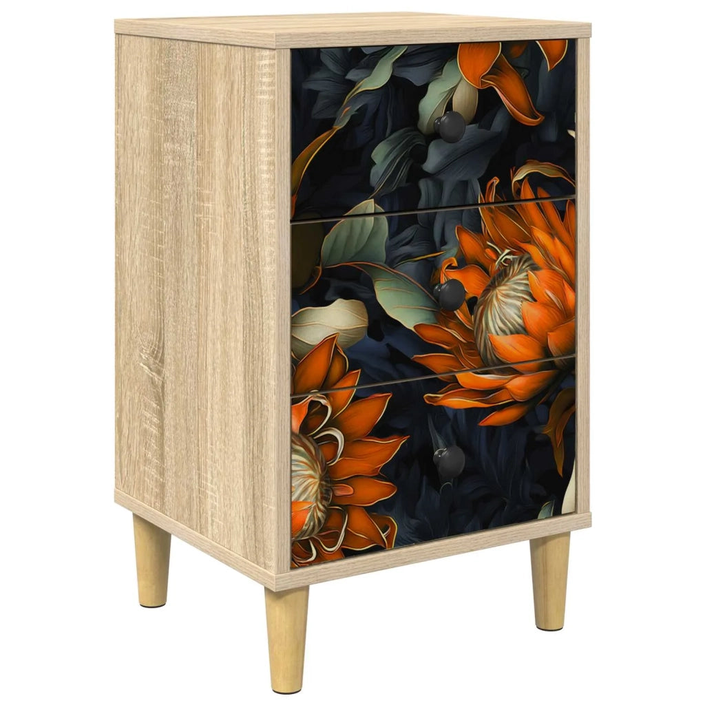 Armadio da Notte LOCHEM Rovere Sonoma 36 x 33 x 60 cm 8007271