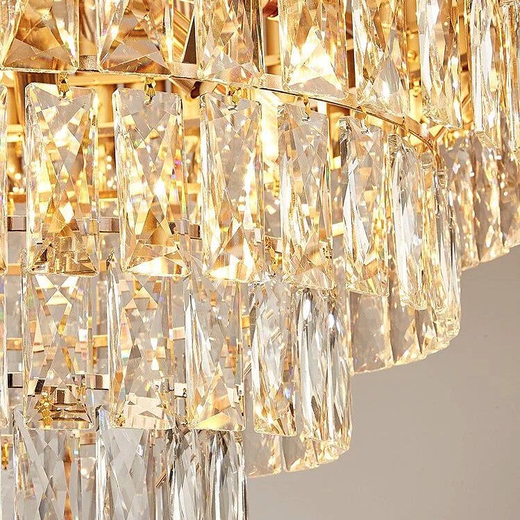 Lampada Cristal G056-cp 50cm Gold