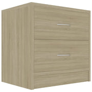 Comodino | Armadio da Notte | Mobiletto da notte Rovere Sonoma 40x30x40 cm in Legno Multistrato