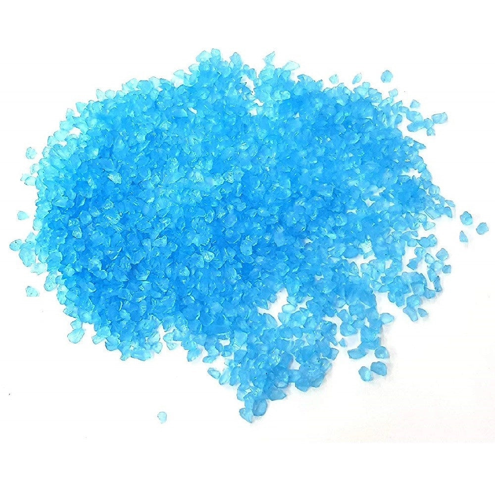 Trade Shop - Sassolini Pietre Ciottoli Sassi Sabbia Azzurro 500g Ed39940 Decorazione Acquario -