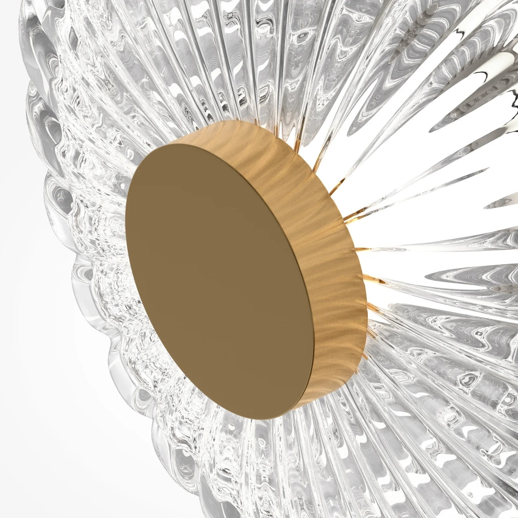 Maytoni applique moderna Amulet 1 luce LED integrato oro metallo vetro