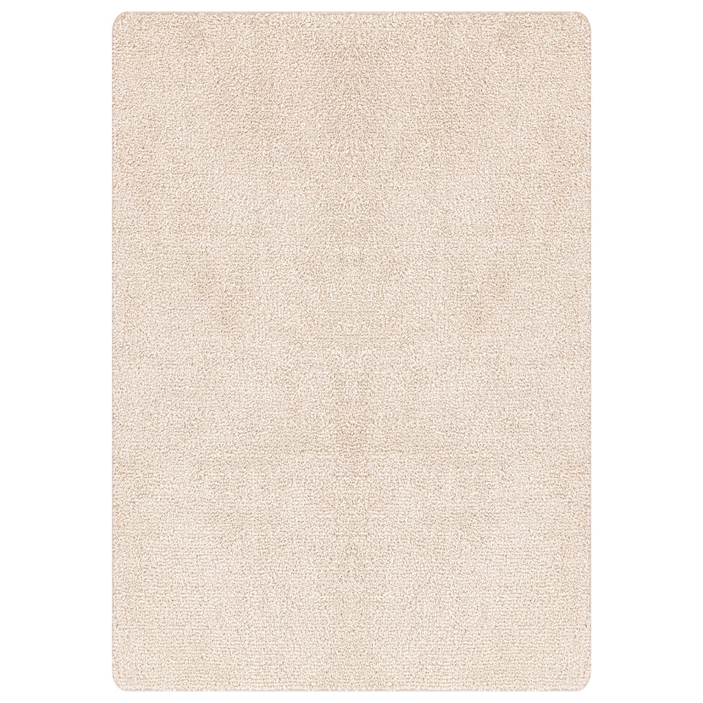 Tappeto Shaggy con schiuma di lattice Crema 240x340 cm