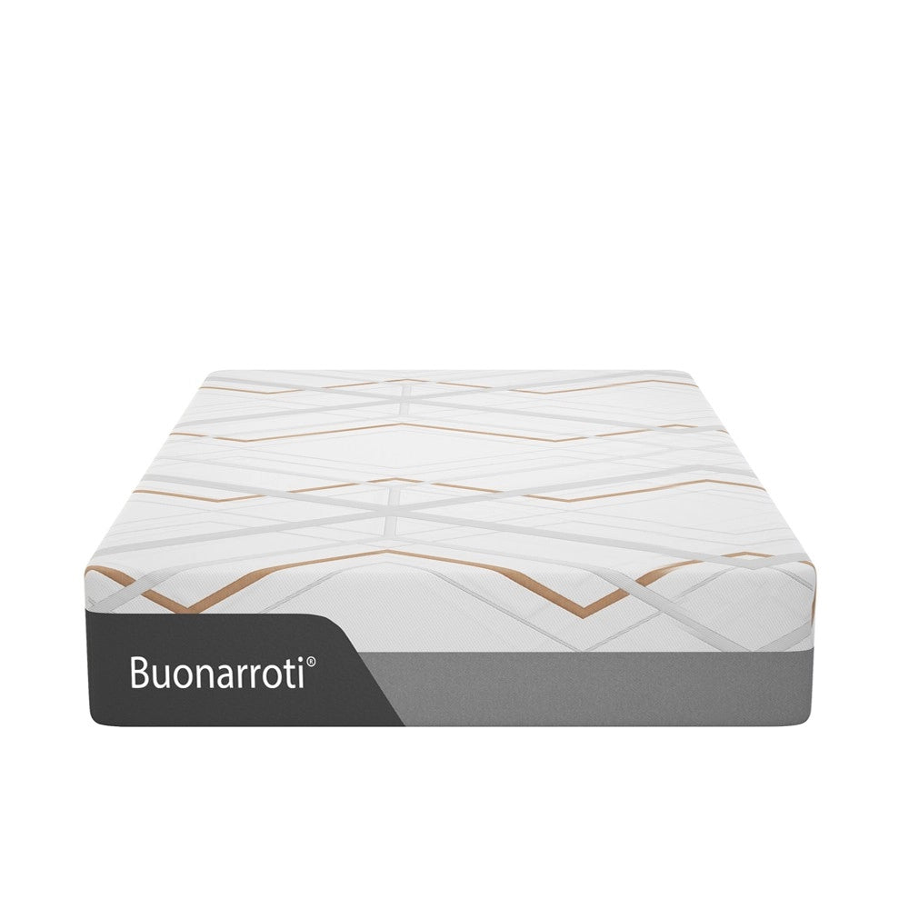 Materasso una piazza e mezza Corvo con Memory Foam, molle insacchettate e tessuto rinfrescante 120x190x30 cm