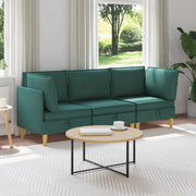 Set di divani modulari con spazio di archiviazione 3 pcs