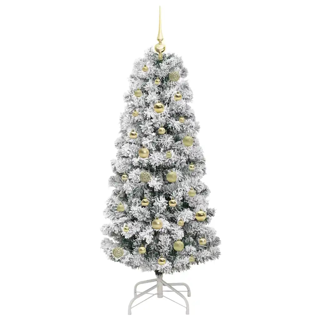Albero di Natale | Decorazioni natalizie Artificiale con Rami Pieghevoli 150 cm