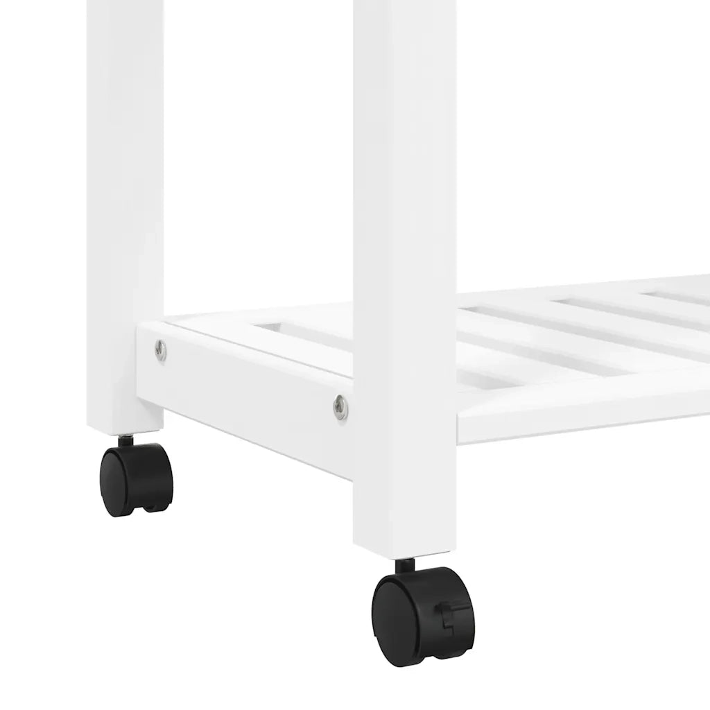 Carrello da Cucina-Scaffale per Cucina MONZA 60x40x88,5 cm in Legno Massello di Pino 492437