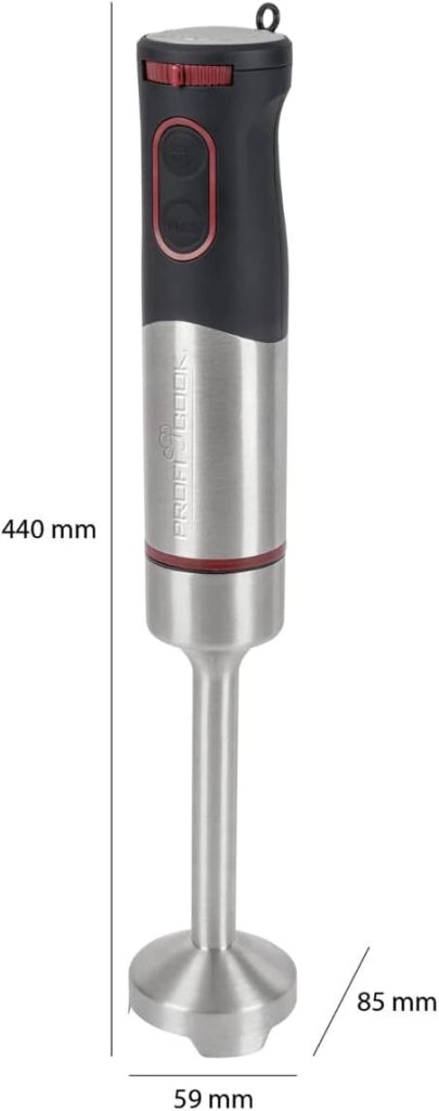 Kaufgut PC-SMS 1226 Mixer ad Immersione Inox 1000W