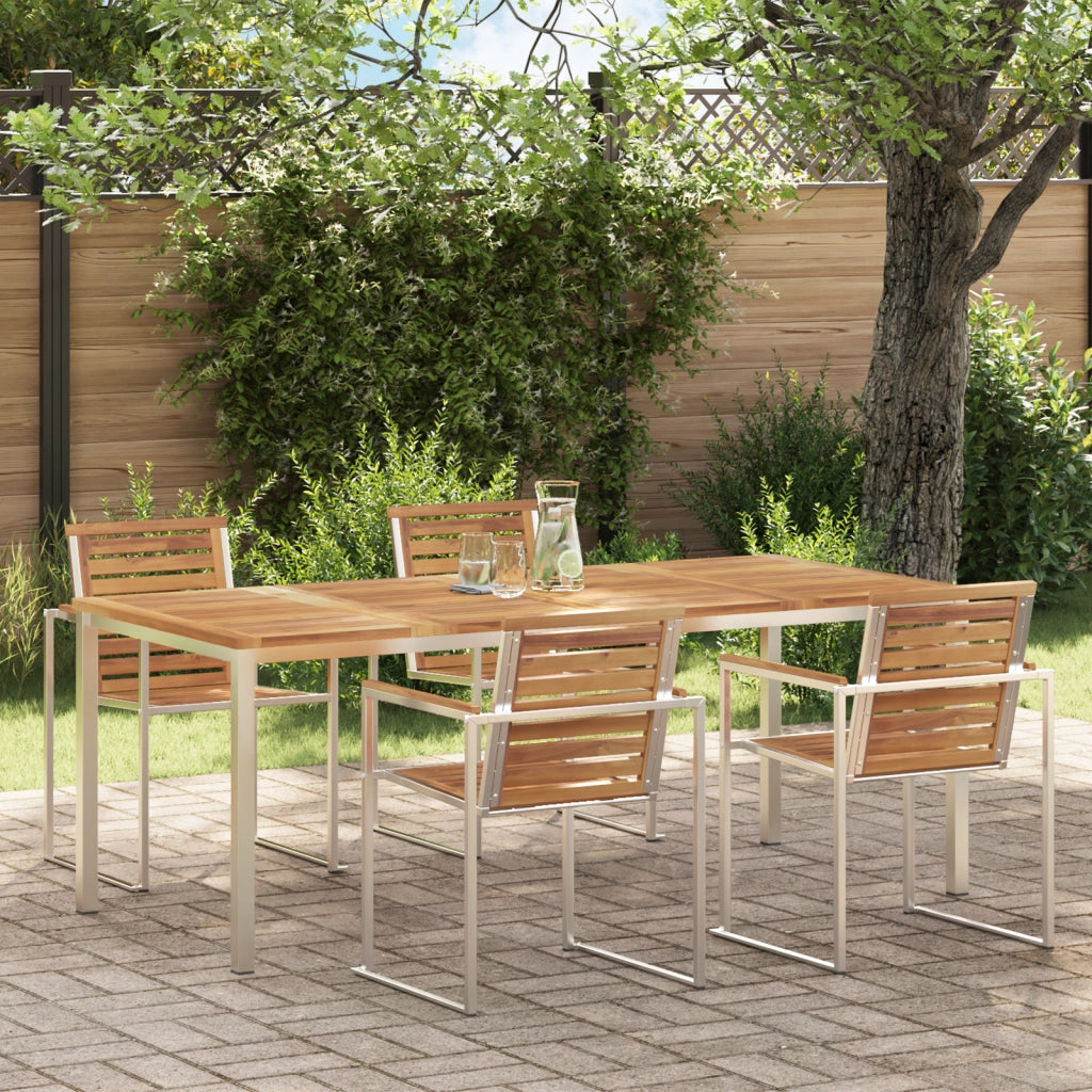 Tavolo da pranzo outdoor 200x90x74.5 cm Legno massello di teak