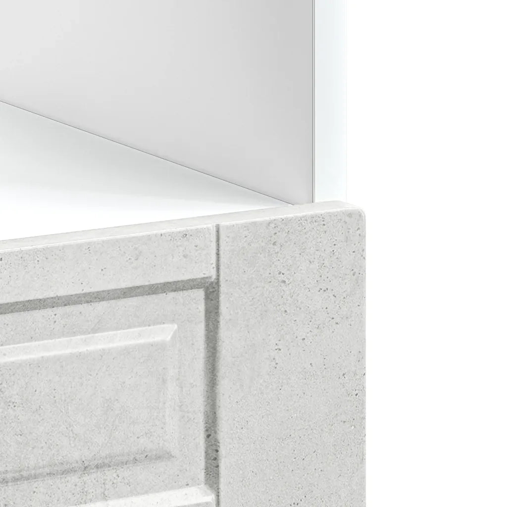 Armadio per Forno Porto Grigio Cemento in Legno Multistrato 854001