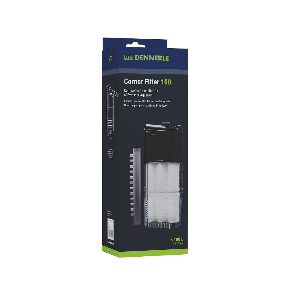 Dennerle Nano Corner 100 - Filtro angolare per acquari fino a 100L