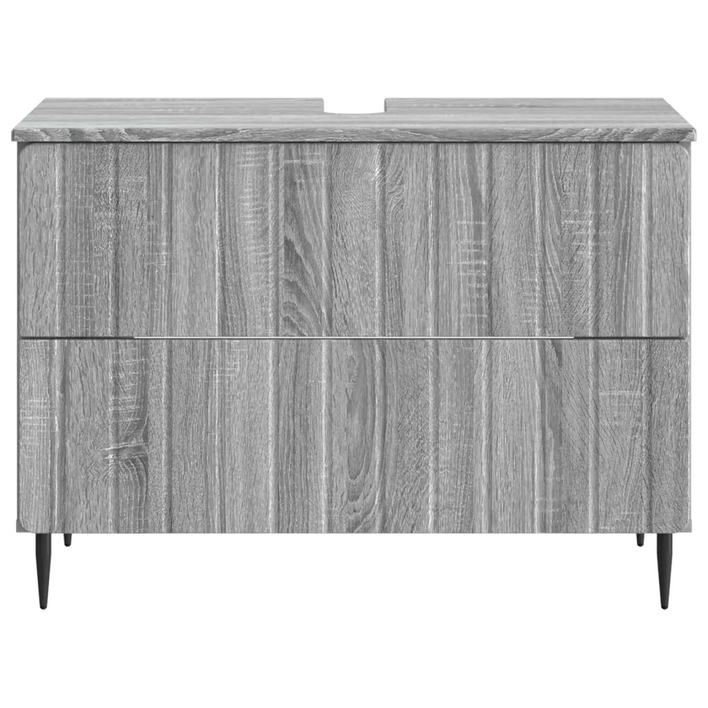 Armadio per Lavabo da Bagno ZWOLLE Sonoma grigio 896361