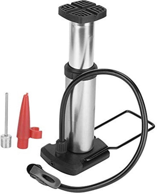 Pompa a pedali portatile - Mini Pompa per Bicicletta - Alta Pressione - Alluminio - Resistente alla Corrosione - Lunga Durata - Pompa a Pedali