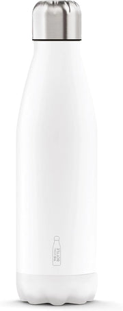 The Steel Bottle Bottiglia termica in Acciaio Inox Capacità 500 ml Chiusura Ermetica - Bianco