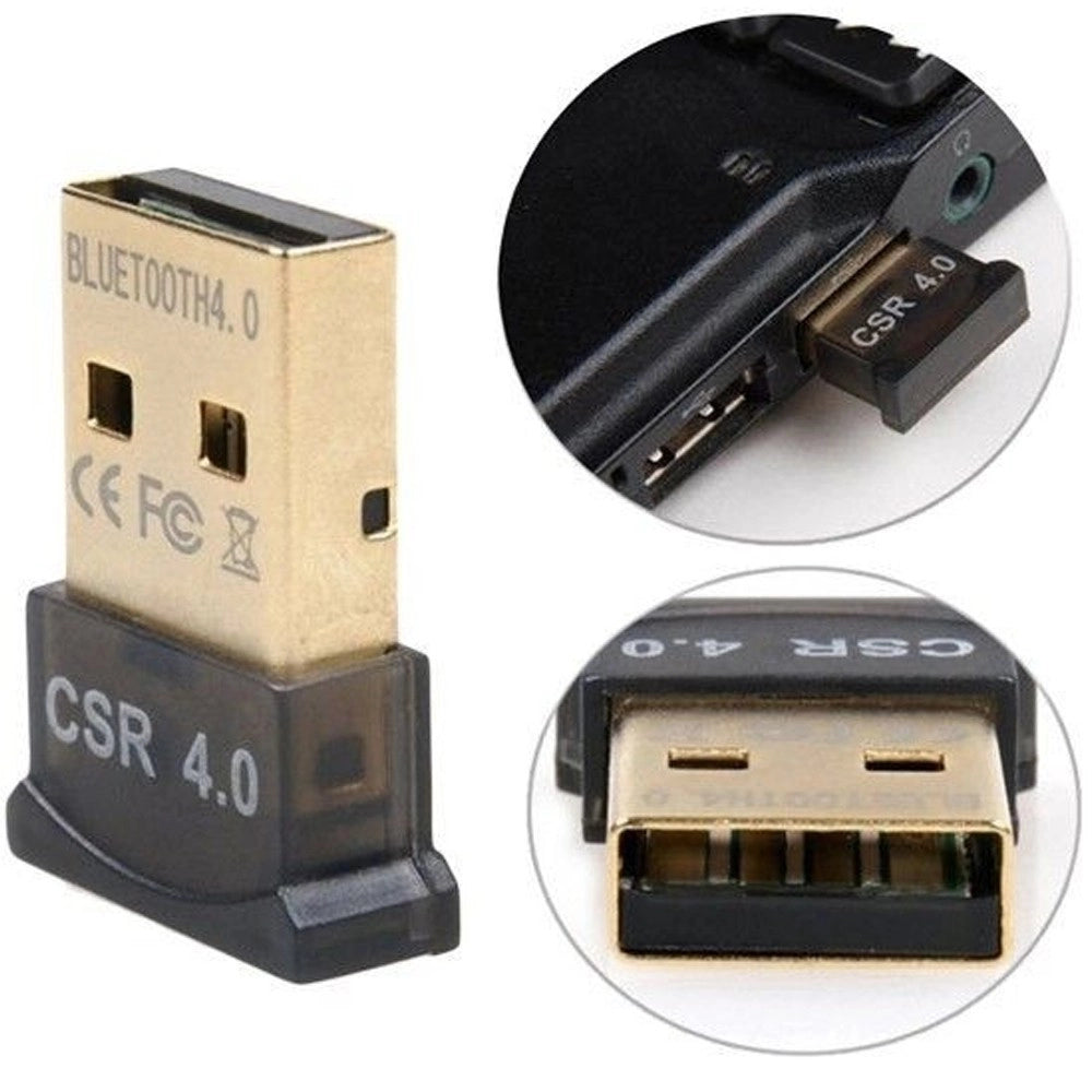 Trade Shop - Mini Ricevitore Universale Bluetooth Csr V4.0 Adattatore Dongle Usb Bl-v40 Pc -