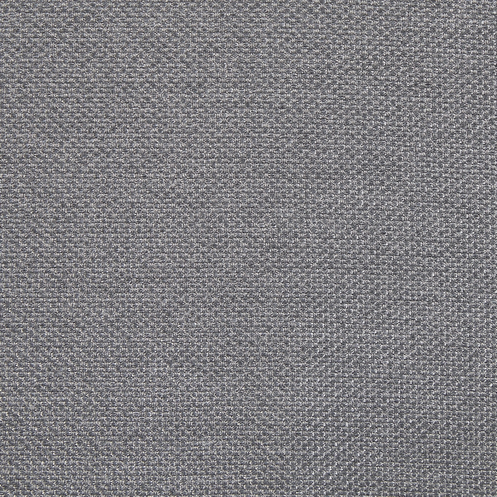 Set di 2 Poltrone in Tessuto Grigio Struttura Bianca per Interni ed Esterni Moderno