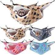 Hangmat per Roditori - Soffice e Calda - 4 Pezzi - Fleece