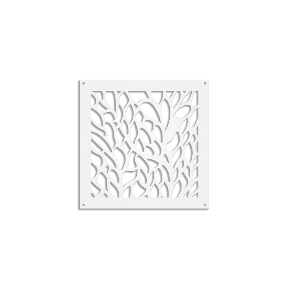 CODIUM - Pannello in PVC traforato - Parasole Colore: bianco, Misura: 73x73 cm