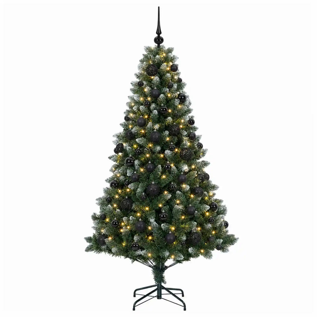 Albero di Natale Artificiale con Palline 240 cm 300 LED 3461334