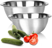 Insalatiera multifunzionale in acciaio inossidabile - contenitore per cucina multifunzionale - spazievole - contenitori sovrapposti - contenitore igienico - facile da pulire - contenitore per cucina