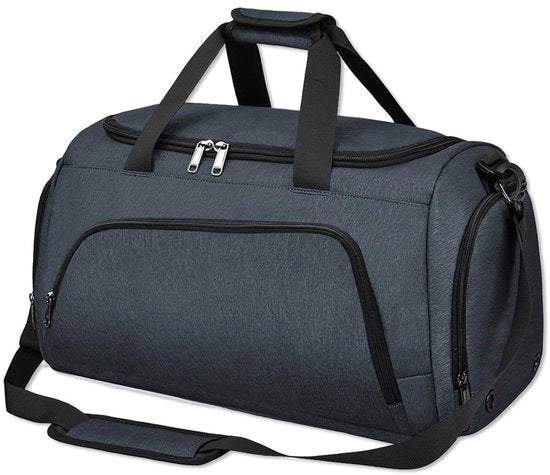 Borsa Sportiva - Tas da Ginnastica - Impermeabile - 40L - Blu Scuro - Adatta per Uomini e Donne - Borsa da Viaggio