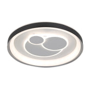 Plafoniera LED rotonda 46W nero/bianco Ø49cm Florina Italux