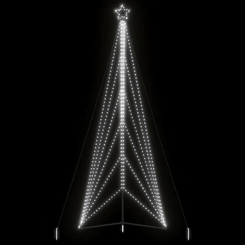 Albero di Natale | Decorazioni natalizie a LED 861 LED Bianco Freddo 478 cm