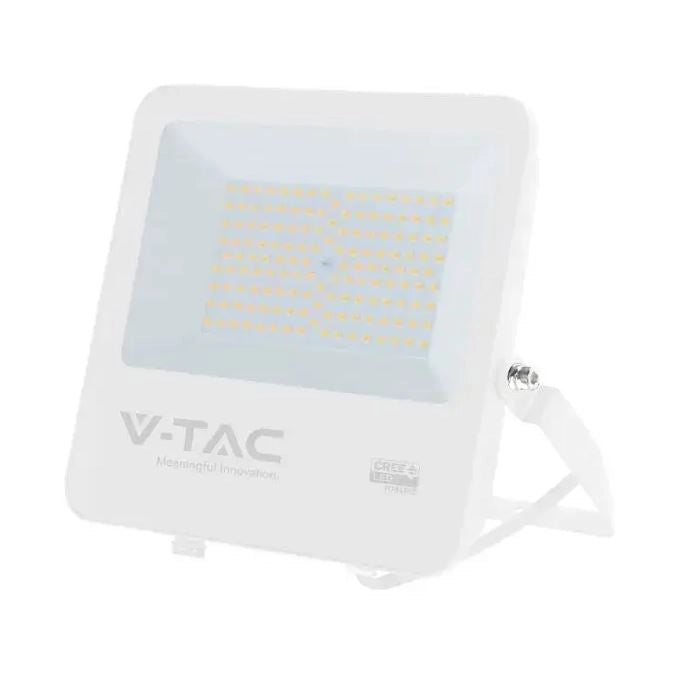 V-TAC PRO Faro LED SMD Chip CREE 200W 135LM/W Slim Cavo 1m Bianco 6500K IP65