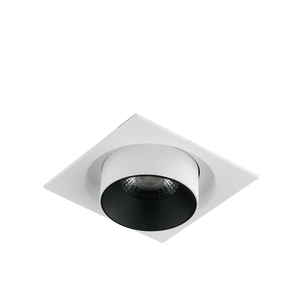 INCASSO LED OUTSIDER BIANCO IN ALLUMINIO 15W 1375LM 3000K 10X10X9,4CM INC-OUTSIDER-1X15C