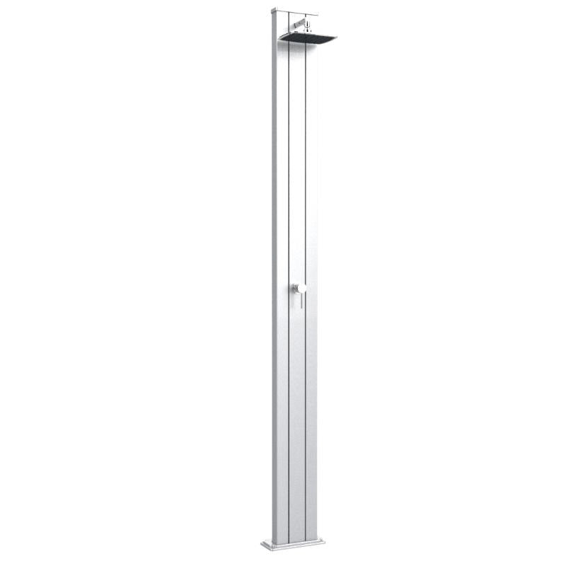 Doccia Solare In Alluminio Spring S 30 Litri Con Miscelatore Colore Inox Paint Cv-A200/9007