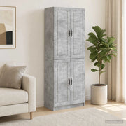 Set di armadi 2 pcs Grigio Cemento Legno ingegnerizzato 3416946