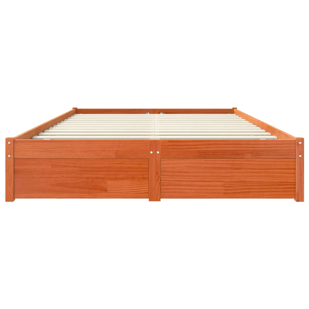 Struttura del letto Marrone cerato 160 x 200 cm