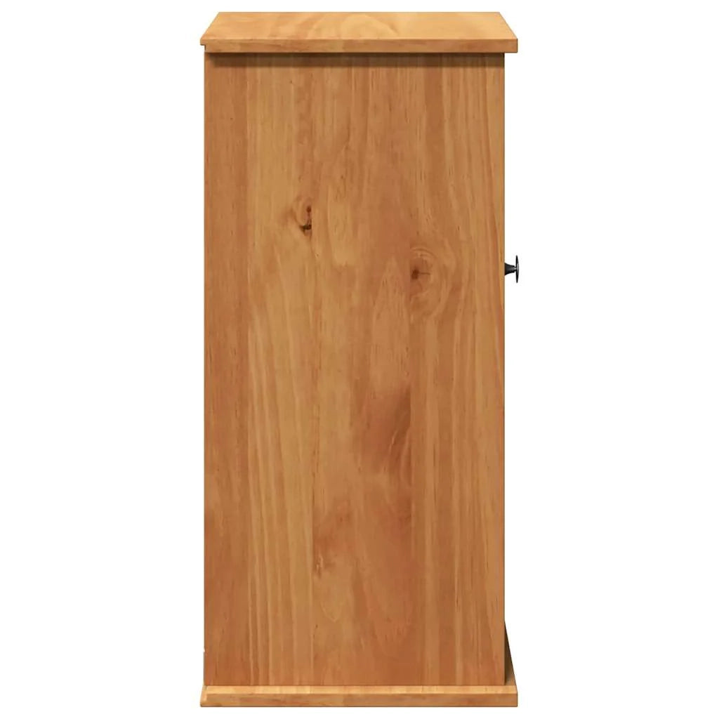 Mobiletto da bagno moderno con 3 ripiani 37 x 34 x 71,5 cm legno di mango marrone 02_0057915