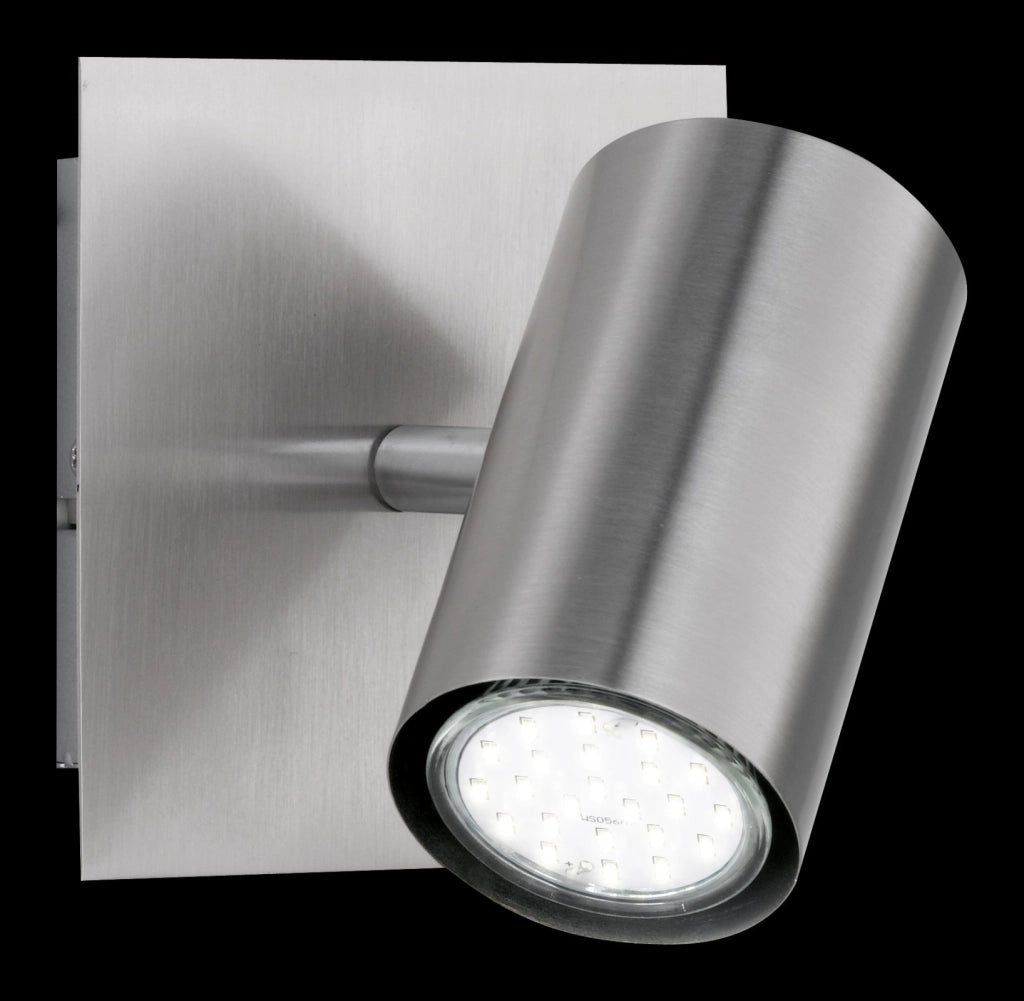 MARLEY BASE SPOT CILINDRICA SOFT NICHEL OPACO CM 12 1 LUCE ATTACCO GU10