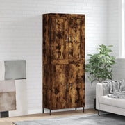 Credenza Rovere Fumo  69,5x34x180 cm in Legno Multistrato 3199566