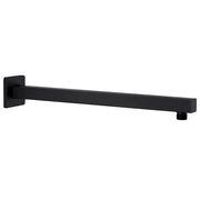 Braccio di Supporto Doccia Quadrato Acciaio 201 Nero 40 cmcod mxl 102356