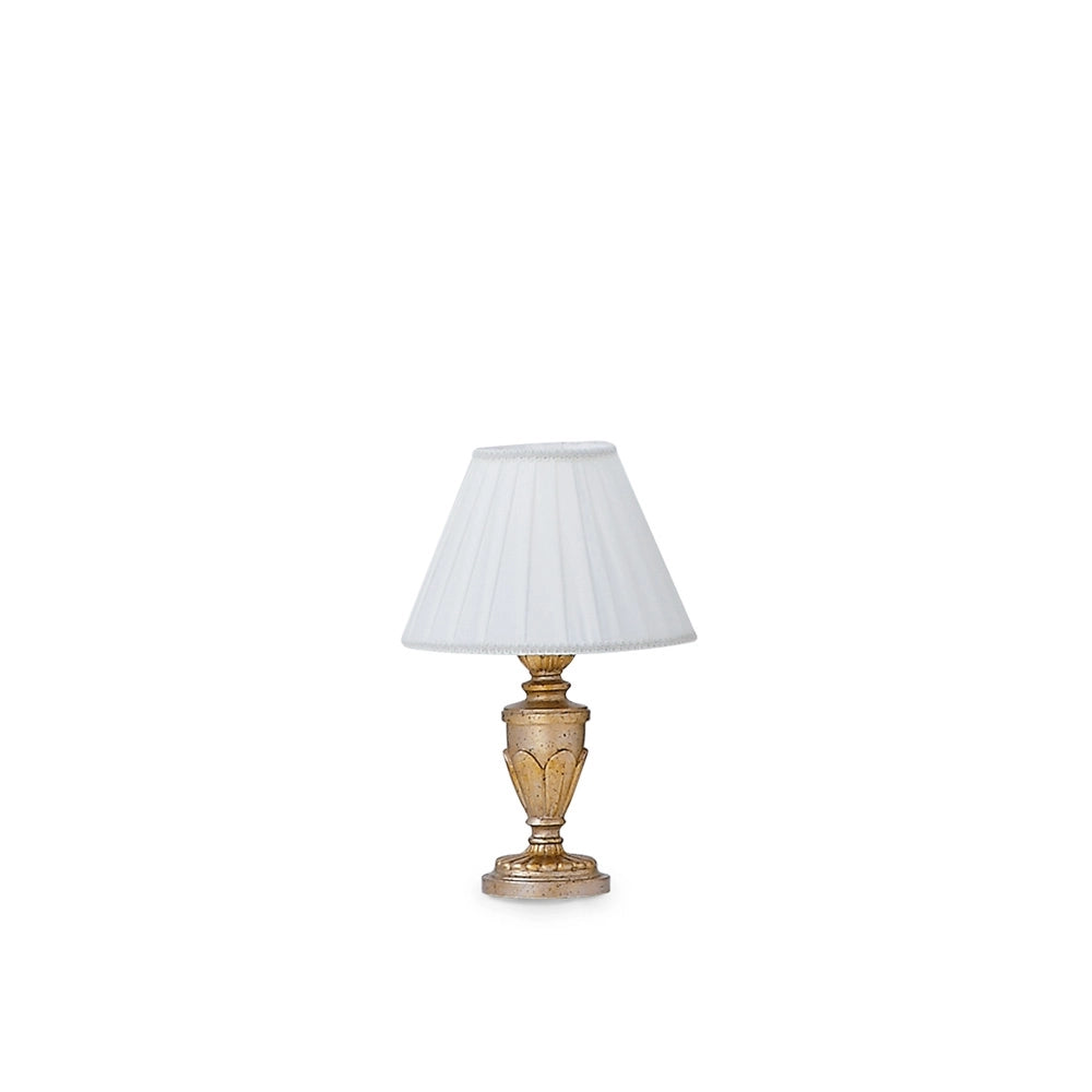 Lampade Da Scrivania - Ufficio Classico Firenze Metallo Oro 1 Luce E14