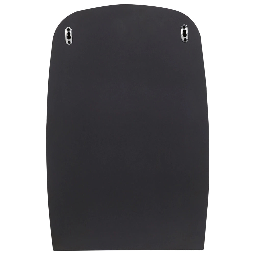 Specchio da parete in metallo argento 40 x 60 cm con ripiano Specchio decorativo a parete Stile moderno da appendere