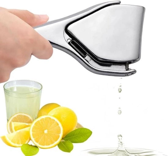 Citruspresse in Acciaio Inox - Utile e Resistente per Spremi Citrus - Resistente al Lavastoviglie - Ideale per Arance, Limoni e Pompelmi - Compacto