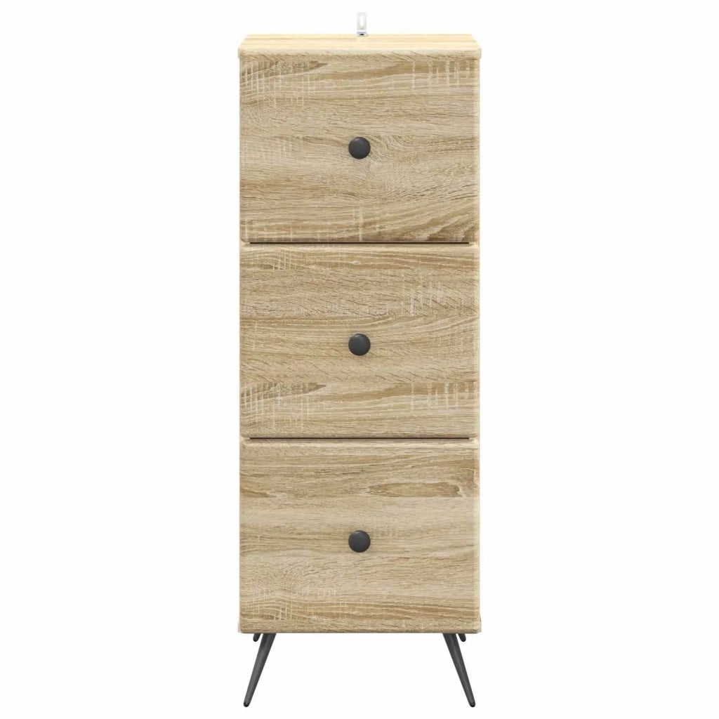 Mobile con Cassetti Rovere Sonoma 33 x 34,5 x 90 cm