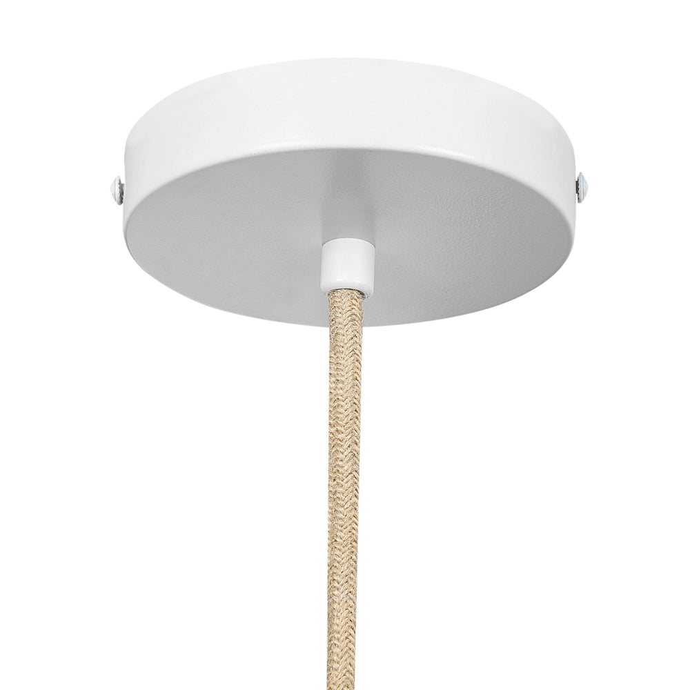 Lampada a sospensione Illuminazione con paralume in Rattan Naturale Beige illuminazione boho