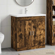 Set di mobili per il bagno Rovere Fumo 81 x 40 x 84,5 cm 3404362