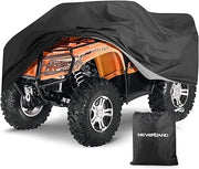 Copertura per Quad ATV XL - Copertura per veicoli a quattro ruote - Protezione invernale - Mantello in tessuto - Impermeabile - Protezione UV - Nero - 210 x 120 x 115 cm
