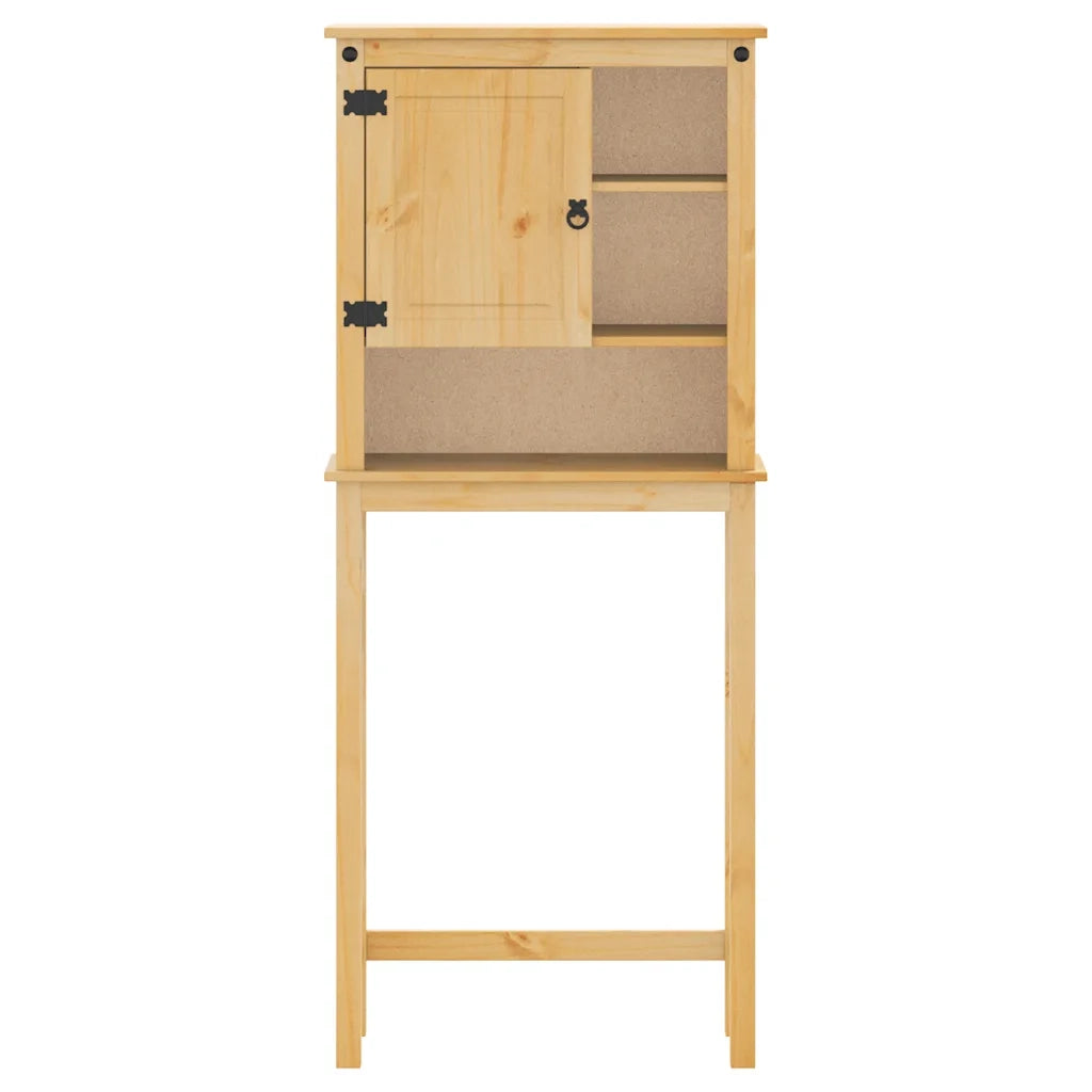Mobile Lavatrice da Bagno Corona in Legno Massello di Pino 4013407