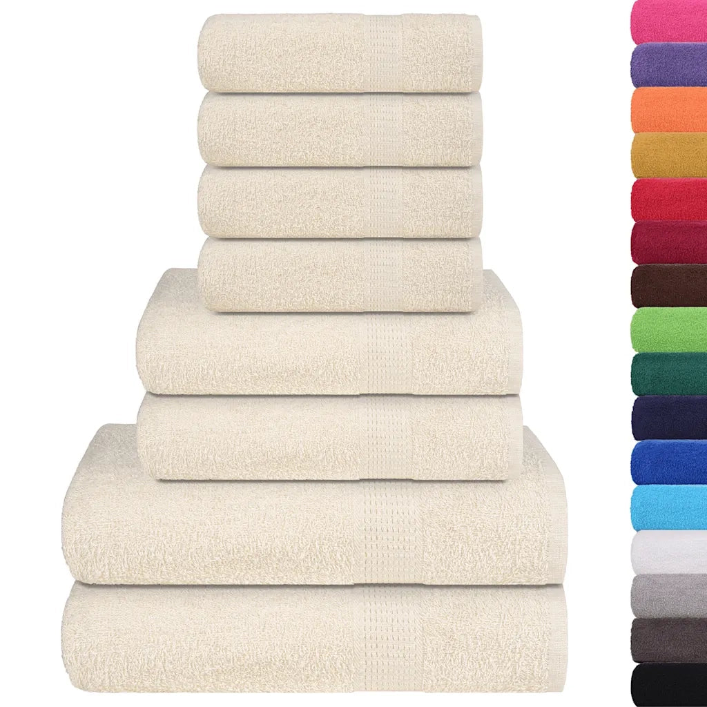 Set di asciugamani 8 pezzi FROGN Crema 360 g/m2 CFW4773022