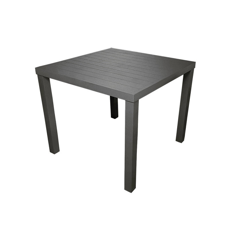 Tavolo San Vincenzo antracite 80x80 cm Moia