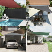 Vela Parasole Rossa 7x5x5 m 100% Poliestere Oxford 42002290