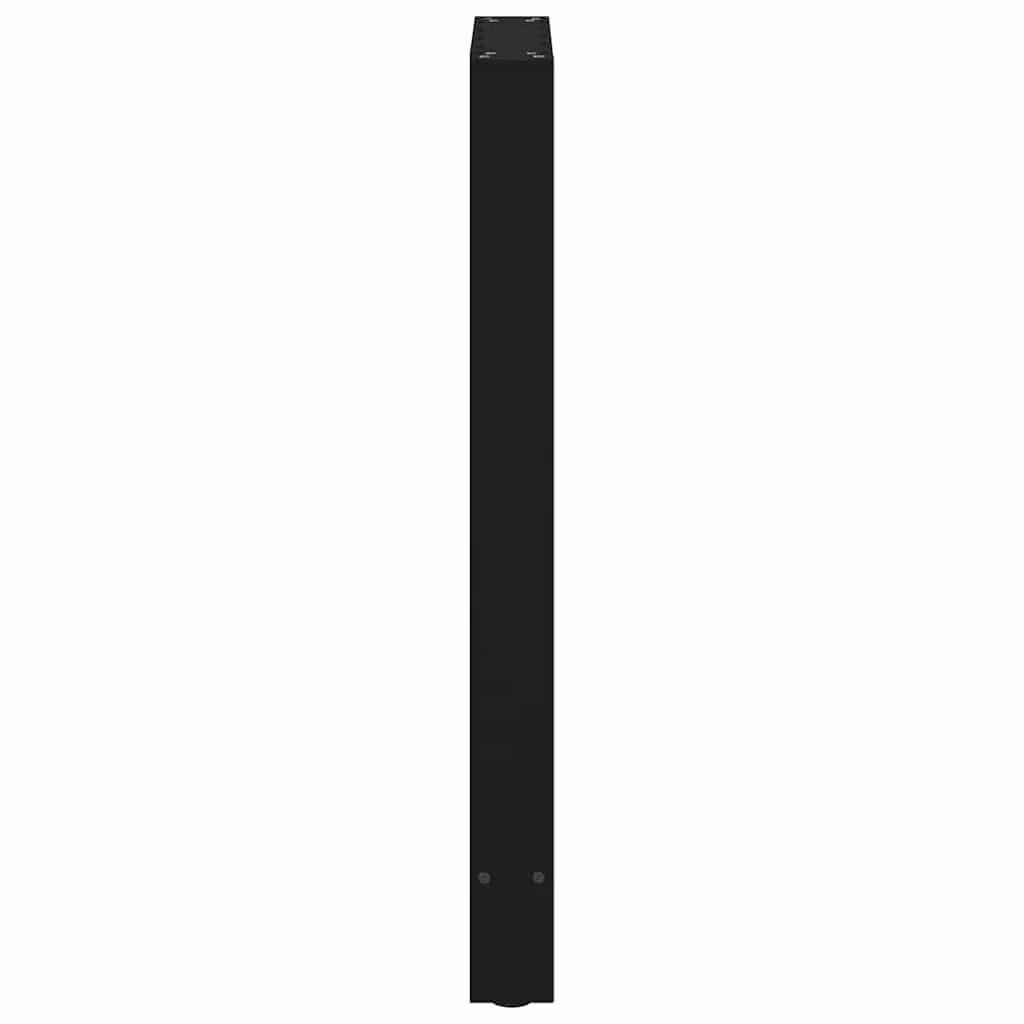 Set di 2 gambe per tavolo da bar regolabili moderne 50 x 91 cm in acciaio nero 02_0057568