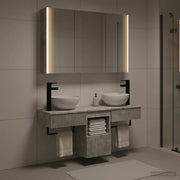 Set di Armadi da Bagno 4 pcs Grigio Cemento 3406266